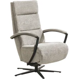 die planbar Relaxsessel mit Metallsternfuß Polyester 66 x 107 x 83 cm Beige
