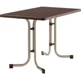 Sieger Klapptisch 115 x 70 x 72 cm Champagner