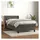 vidaXL Boxspringbett 100 x 200 cm Dunkelgrau