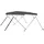 vidaXL Bimini Top 4-Bow 243 x 196 x 137 cm Polyester Anthrazit