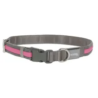 Kerbl 80028 Light & Reflex Leuchthalsband pink, S/M
