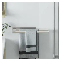vidaXL Handtuchhalter Silber 40 x 9 x 4 cm