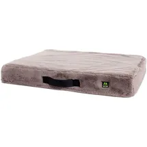 Maelson Hundebett MemoFluff 80 x 80 cm grau
