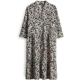 Opus Knielanges Kleid im Stufen-Look Modell WALARI Black, 44