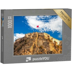 puzzleYOU Puzzle Puzzle 1000 Teile XXL „Historische Burg in Afyon Karahisar (Türkei)“, 1000 Puzzleteile, puzzleYOU-Kollektionen Türkei