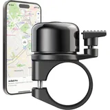 airbell Pro Fahrradklingel mit integriertem Tracker schwarz