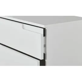 Möbel Kraft Schubladenkommode 65 x 119 x 40 cm Weiß