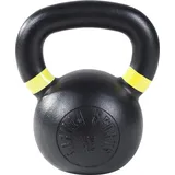 GORILLA SPORTS® Kettlebell - 4kg, 8kg, 12kg, 16kg, 20kg, 24kg, 28kg, 32kg Gewichte, Gusseisen, Schwarz mit Farbmarkierungen - Kugelhantel, Kugelgewicht, Schwunghantel, Krafttraining Gewichten