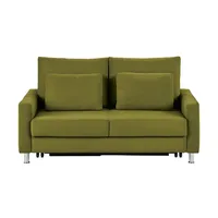 Schlafsofa grün - Mikrofaser  ¦ grün ¦ Maße (cm): B: 186 H: 90 T: 95.0