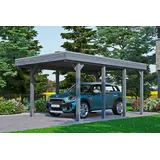SKANHOLZ Carport Friesland Schiefergrau 314 x 555 cm mit Aluminiumdach