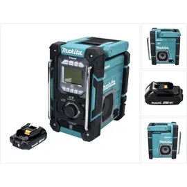 Makita DMR 301 A1 Akku Baustellenradio 12 V max. - 18 V DAB / DAB+ / Bluetooth + 1x Akku 2,0 Ah - oh (DAB, AM, FM, DAB+, Bluetooth), Radio