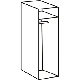 WIMEX Münster Schranksystem 50 x 185 x 54 cm Weiß