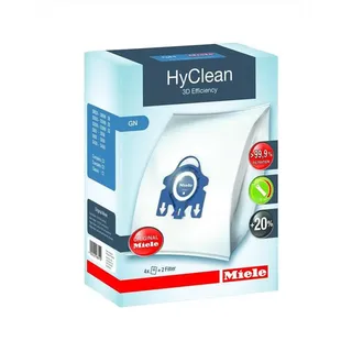 Miele Original Zubehör - HyClean 3D Efficiency GN Staubsaugerbeutel / Schließt den Staub sicher im Staubsauger ein (9917730)