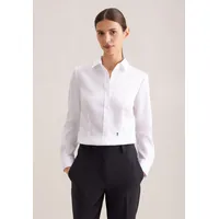 Seidensticker Hemdbluse SEIDENSTICKER "Schwarze Rose", Damen, Gr. L40, weiß,