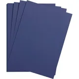 Clairefontaine 975257C Packung mit 25 Bastelkartons Maya, 185g, DIN A4, 21 x 29,7cm, 1 Pack, nachtblau