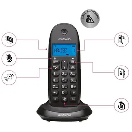Motorola C1001CB+ schwarz