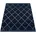 Outdoor Flachgewebe Teppich Ethno Geometrisch Skandi-design Weiß Grösse 80x150