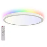 Luminea Super-Slim-CCT-LED-Deckenleuchte 3 dimmbar IP44