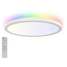 Luminea Super-Slim-CCT-LED-Deckenleuchte 3 dimmbar IP44