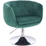 Svita Panama Samt 55 x 78 x 61 cm dunkelgrün