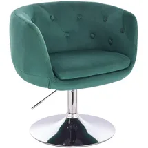 Svita Panama Samt 55 x 78 x 61 cm dunkelgrün