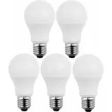 Blulaxa LED-Lampe 49233 8W E27 warmweiß 5 St.