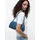 Tommy Hilfiger Feminine Schultertasche Baumwolle/Synthetik Blue