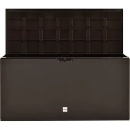 furnicato Gartenbox 114 x 47 x 60 cm Braun