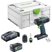 Festool T 18+3 Basic inkl. 1 x 5,0 Ah + Schnellladegerät + Systainer