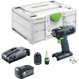Festool T 18+3 Basic inkl. 1 x 5,0 Ah + Schnellladegerät + Systainer