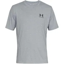 Under Armour Sportstyle Left Chest Trainingsshirt Herren 036 steel light heather/black L
