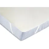 ZOLLNER Matratzenschoner Topper 180 x 200 cm weiß