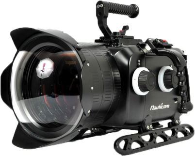 Nauticam Cinema Unterwassergehäuse für die Arri Alexa Mini - Digital Cinema System for Arri Alexa Mini Camera - Includes N200 250mm Optical-Glass Wide-Angle Dome Port. N200 Extension Rings 30. 40 and 50. and Lens Control Drive Shafts