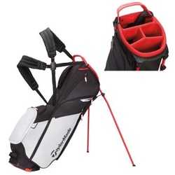 Taylor Made Flex Tech Lite Standbag weiss/schwarz/rot