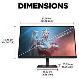 HP OMEN 27 27" schwarz