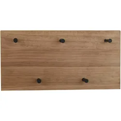 Wandgarderobe MIRRORS AND MORE "Samantha", braun (holzfarbig), Garderobenpaneele
