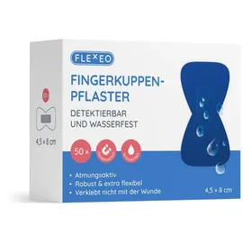 Flexeo Fingerkuppenpflaster 4,5 x 8 cm 50 St.