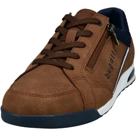Bugatti Schnürstiefel Herren Cognac/Dark Blue 45