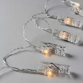 BUTLERS LED-Lichterkette 2 m Transparent