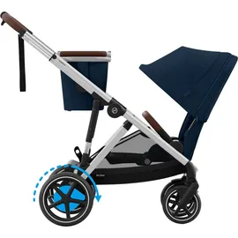 Cybex e-Gazelle S Ocean Blue Silver frame 2024 (524000529)