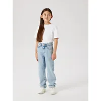 NAME IT Rose Straight 9222 Be Hochtaillierte Jeans Light