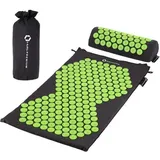 Akupressurmatte set akm03 HMS PREMIUM SCHWARZ|GRÜN No Size