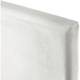 Beliani FITOU Bettrahmenbezug Samtstoff 160 x 200 cm