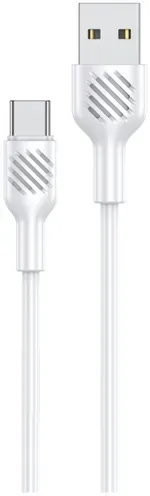 Neues Encore Energy USB-A auf USB-C Kabel QC PD 3A 60W zum Laden und Datenübertragung 100 cm weiß EE157-C