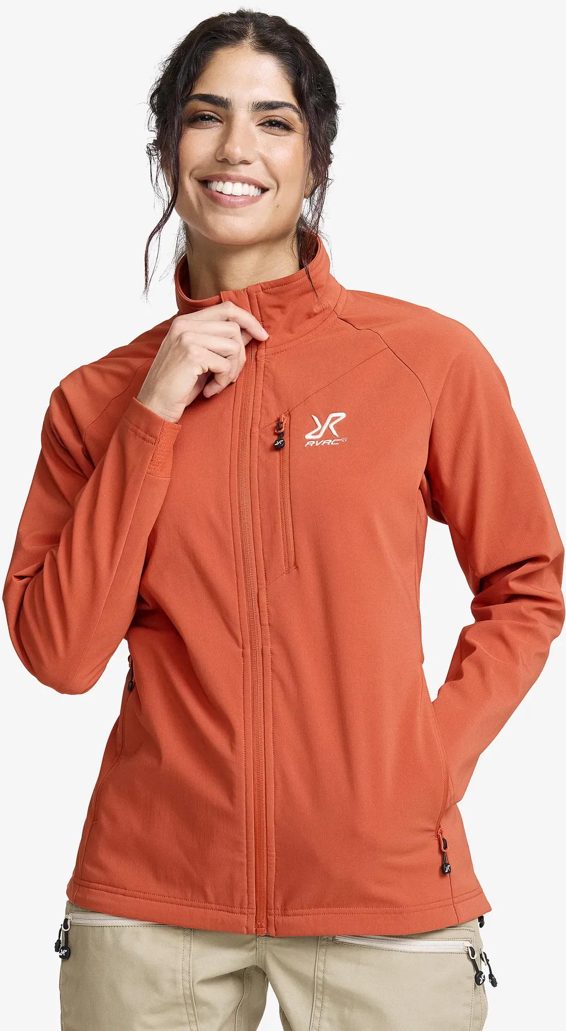 Exciter Stretch Jacket Damen Mecca Orange, Größe:XL - Damen > Jacken > Softshelljacken - Orange