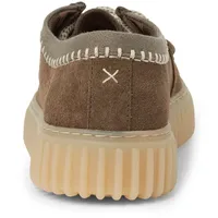 CLARKS Slipper Slipper Veloursleder - Grün