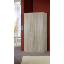WIMEX Eckkleiderschrank Multiraumkonzept 80 x 185 x 80 cm Eiche braun