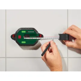 Parkside Laser-Wasserwaage mit Maßband PLLM 10 A1