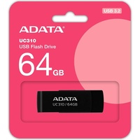 A-Data ADATA UC310 64 GB USB Typ-A 3.2 Gen 1 (3.1 Gen 1) Schwarz USB-A