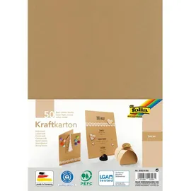 Folia Kraftkarton 230 g/m2 DIN A4 50 Blatt